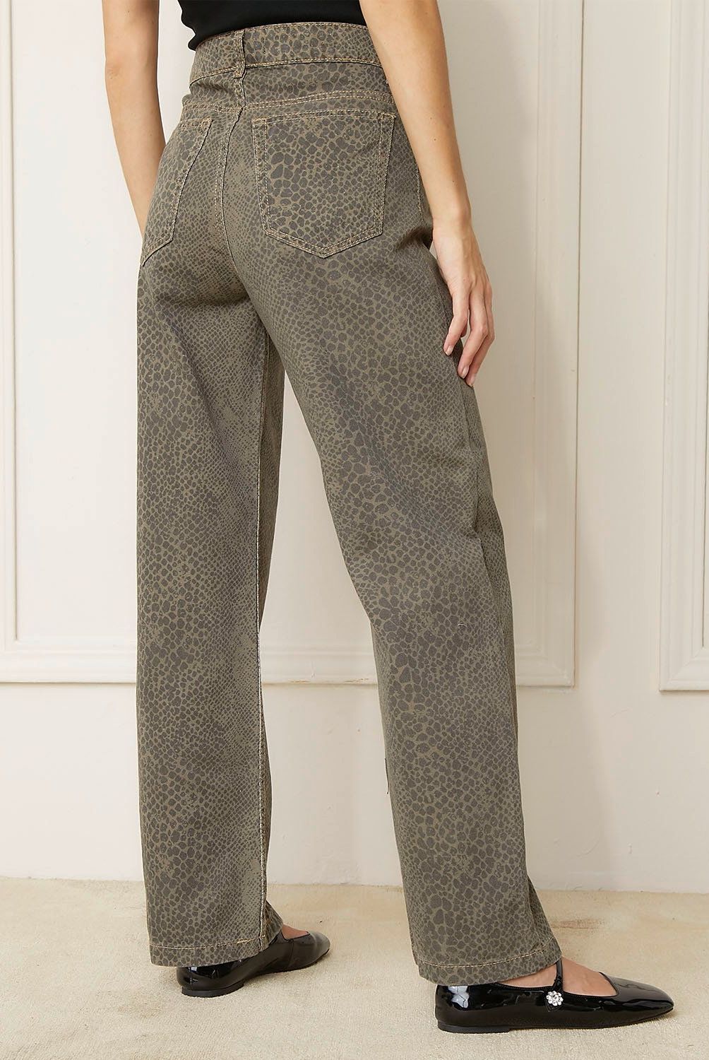 BASEMENT - Jeans Straight Mujer Basement Algodón