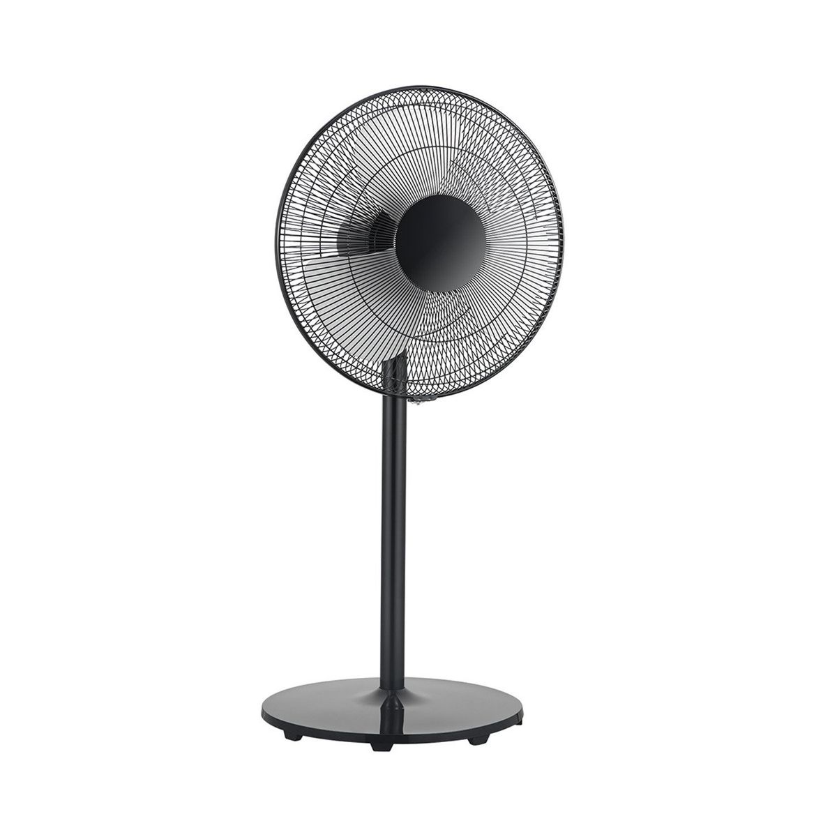 MIDEA - Ventilador de Pedestal Ajustable MFP16MBK2IN Negro Midea