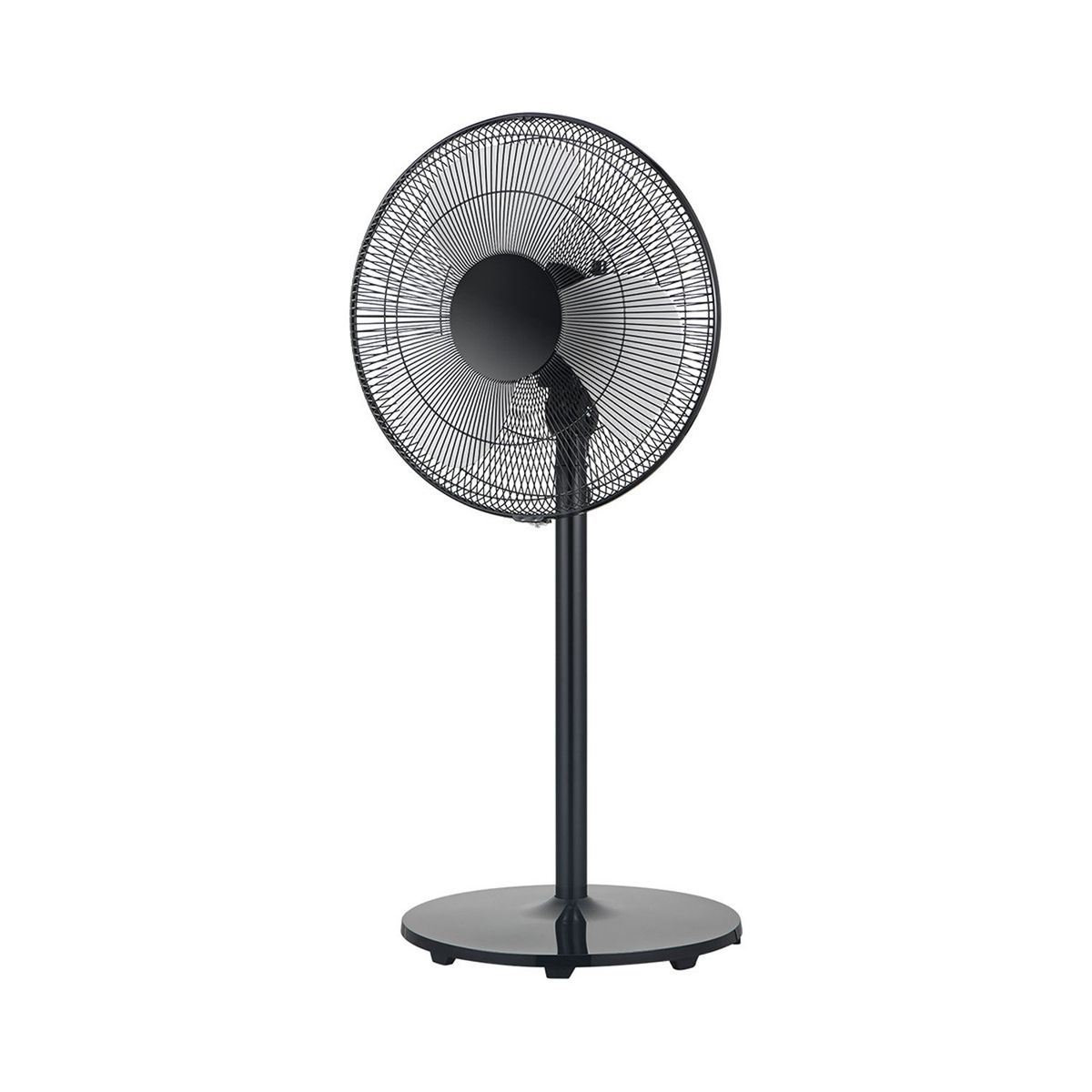 MIDEA - Ventilador de Pedestal Ajustable MFP16MBK2IN Negro Midea