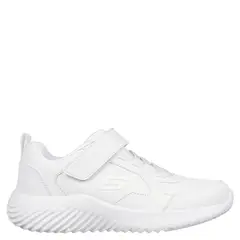 SKECHERS - Zapatilla Escolar Niño Blanco (26 a 35)