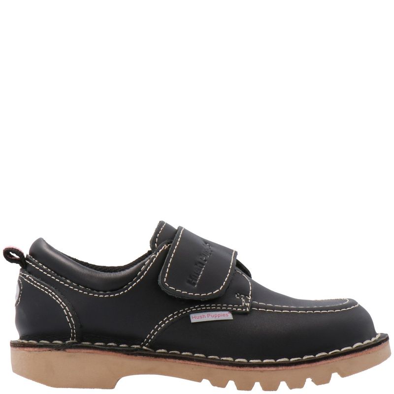 HUSH PUPPIES - Zapato Escolar Niña Cuero Negro (28 a 34) Hush Puppies