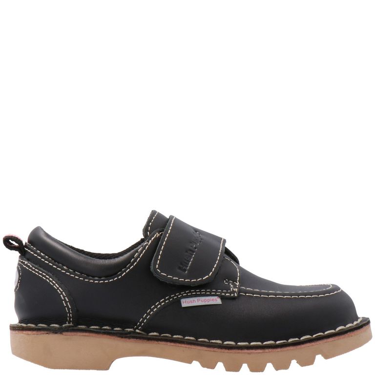 HUSH PUPPIES Zapato Escolar Niña Cuero Negro (28 a 34)