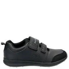 HUSH PUPPIES - Zapatilla Escolar Niño Cuero Negro (35 a 38)