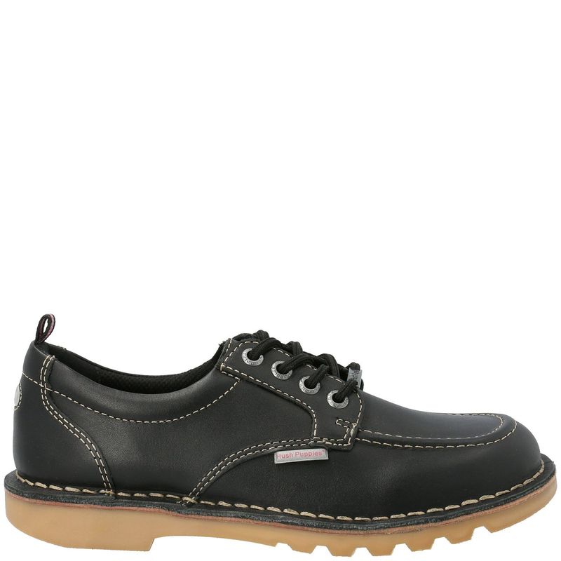 HUSH PUPPIES - Zapato Escolar Niña Cuero Negro (35 a 40) Hush Puppies
