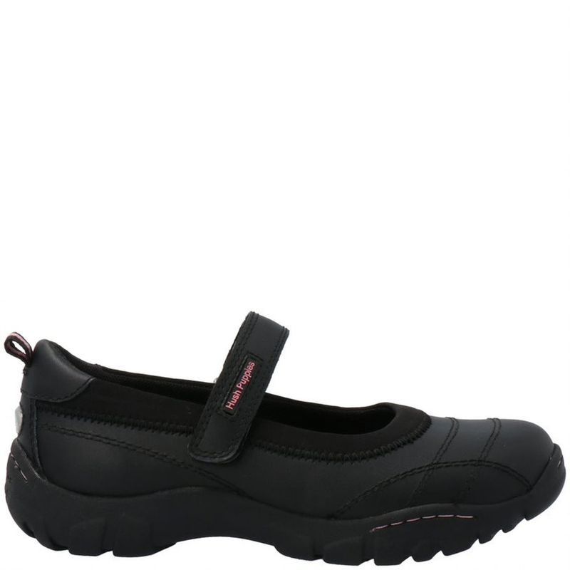 HUSH PUPPIES - Zapato Escolar Niña Cuero Negro (35 a 40) Hush Puppies