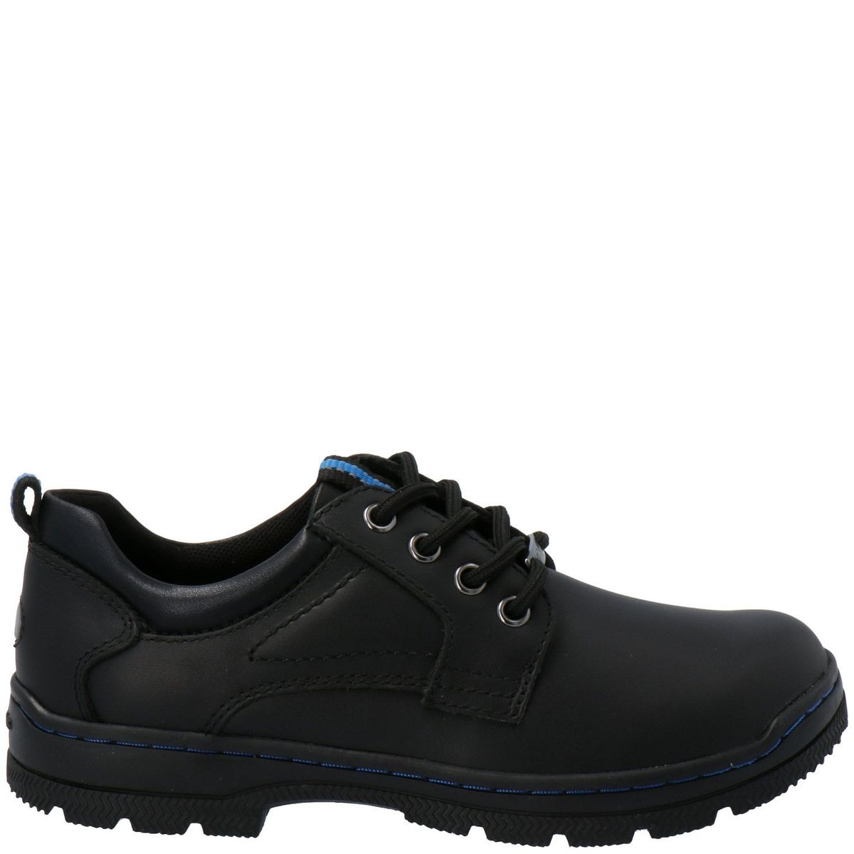 HUSH PUPPIES - Zapato Escolar Niño Cuero Negro (41 a 44) Hush Puppies
