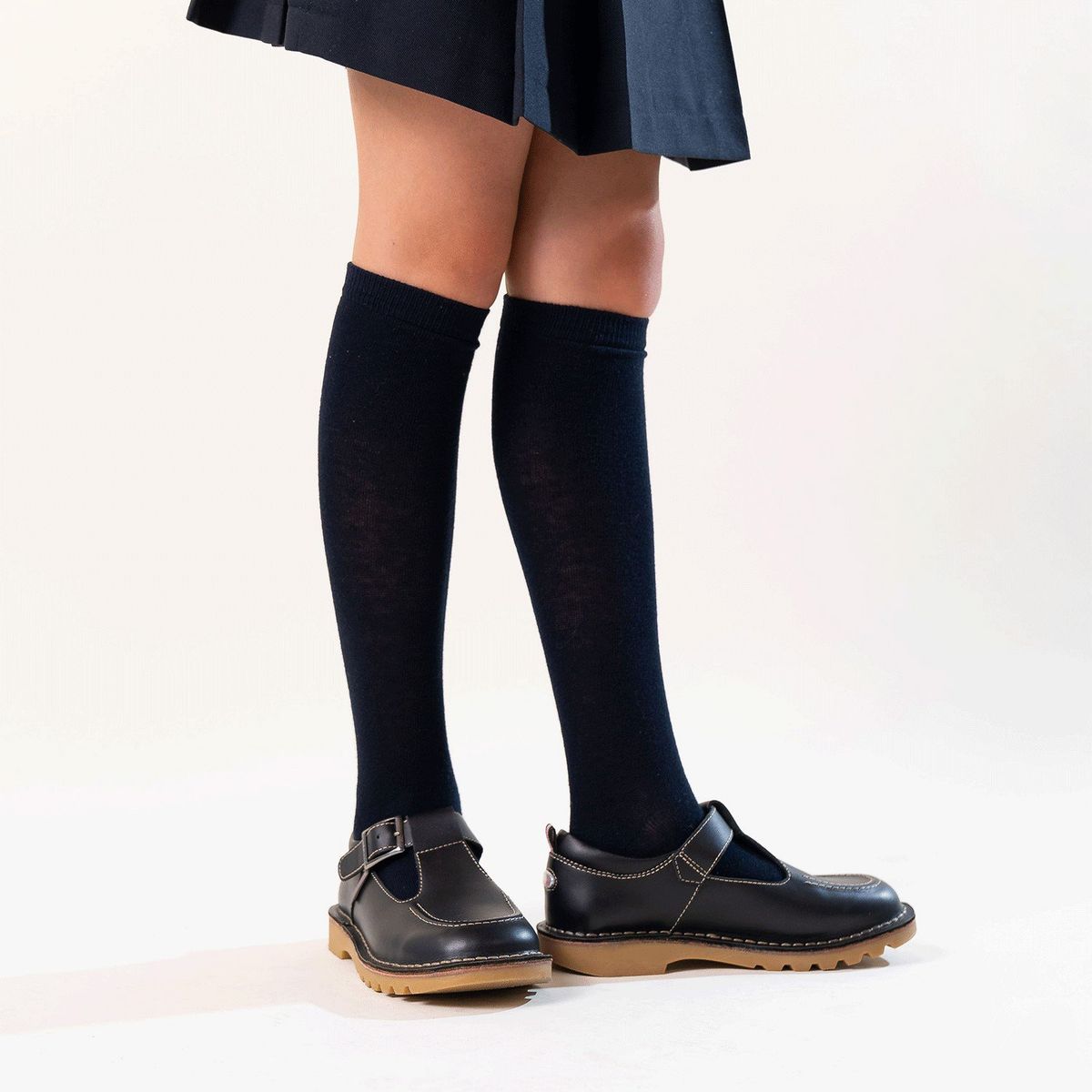 HUSH PUPPIES - Zapato Escolar Niña Cuero Negro (28 a 34) Hush Puppies