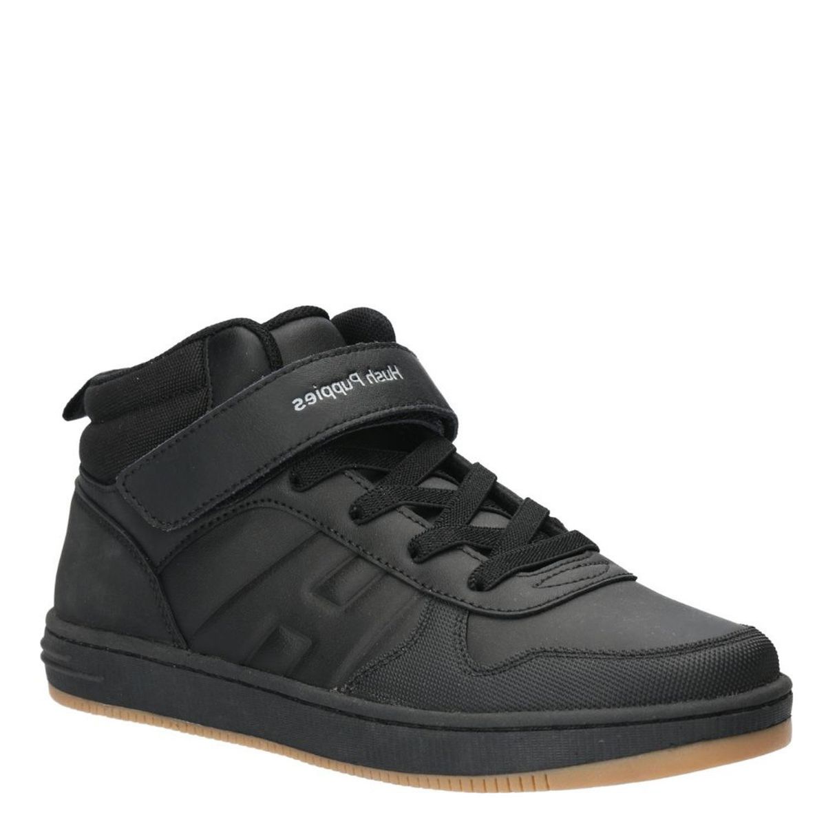 HUSH PUPPIES - Zapatilla Escolar Niño Cuero Negro (35 a 38) Hush Puppies