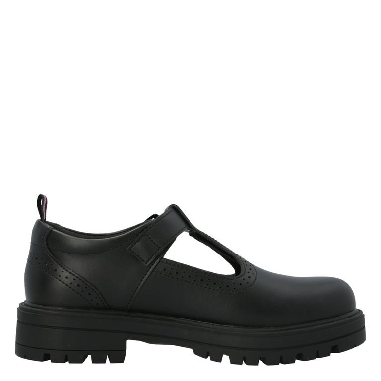 HUSH PUPPIES Zapato Escolar Niña Cuero Negro (35 a 38)