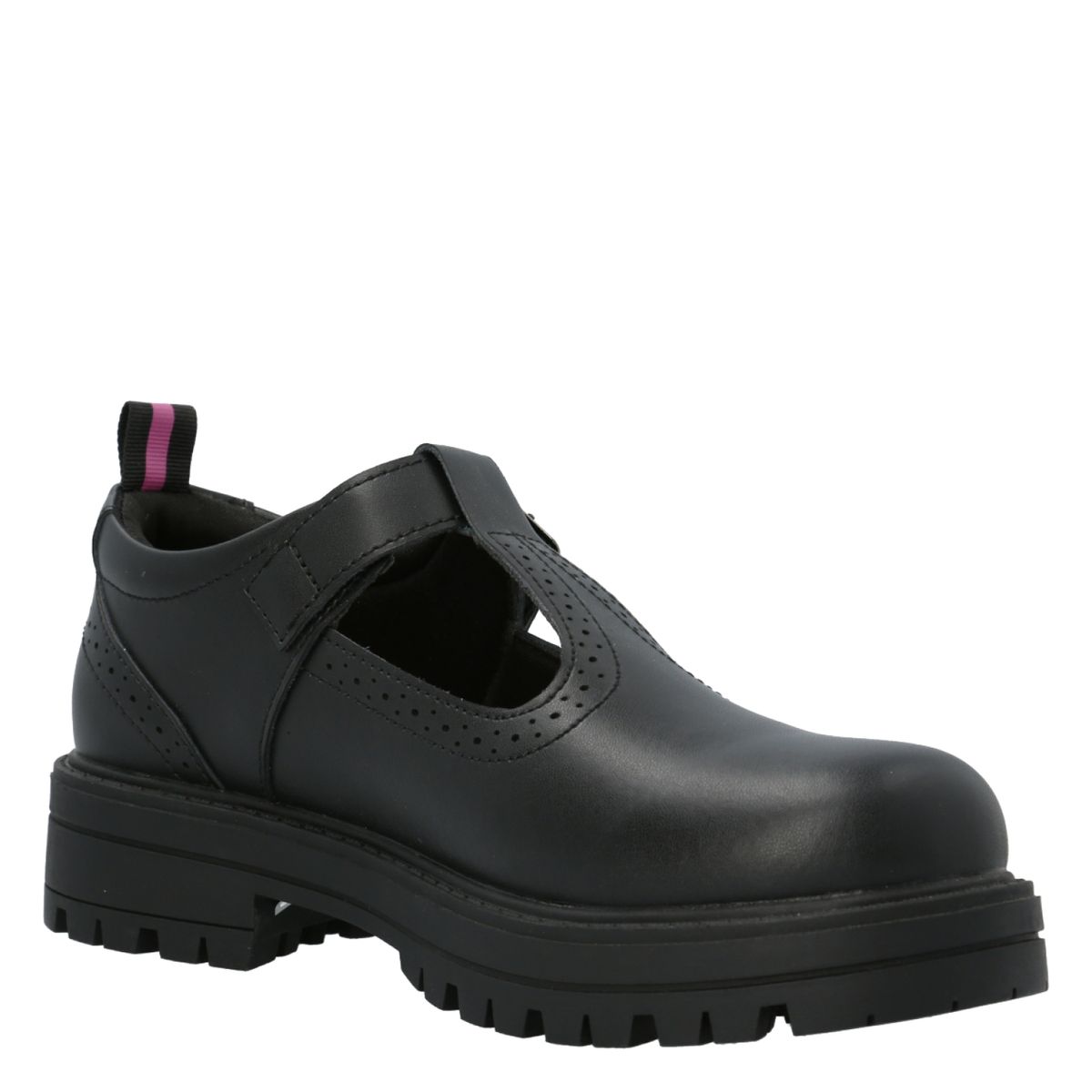 HUSH PUPPIES - Zapato Escolar Niña Cuero Negro (35 a 38) Hush Puppies