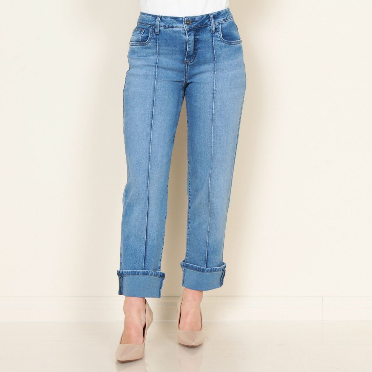 WADOS - Jeans Balloon Tiro Alto Mujer Wados