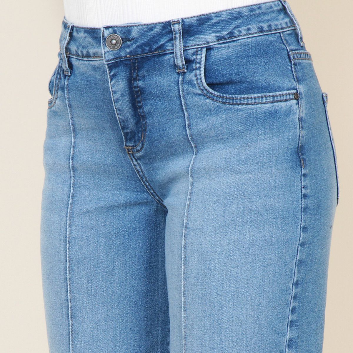 WADOS - Jeans Balloon Tiro Alto Mujer Wados