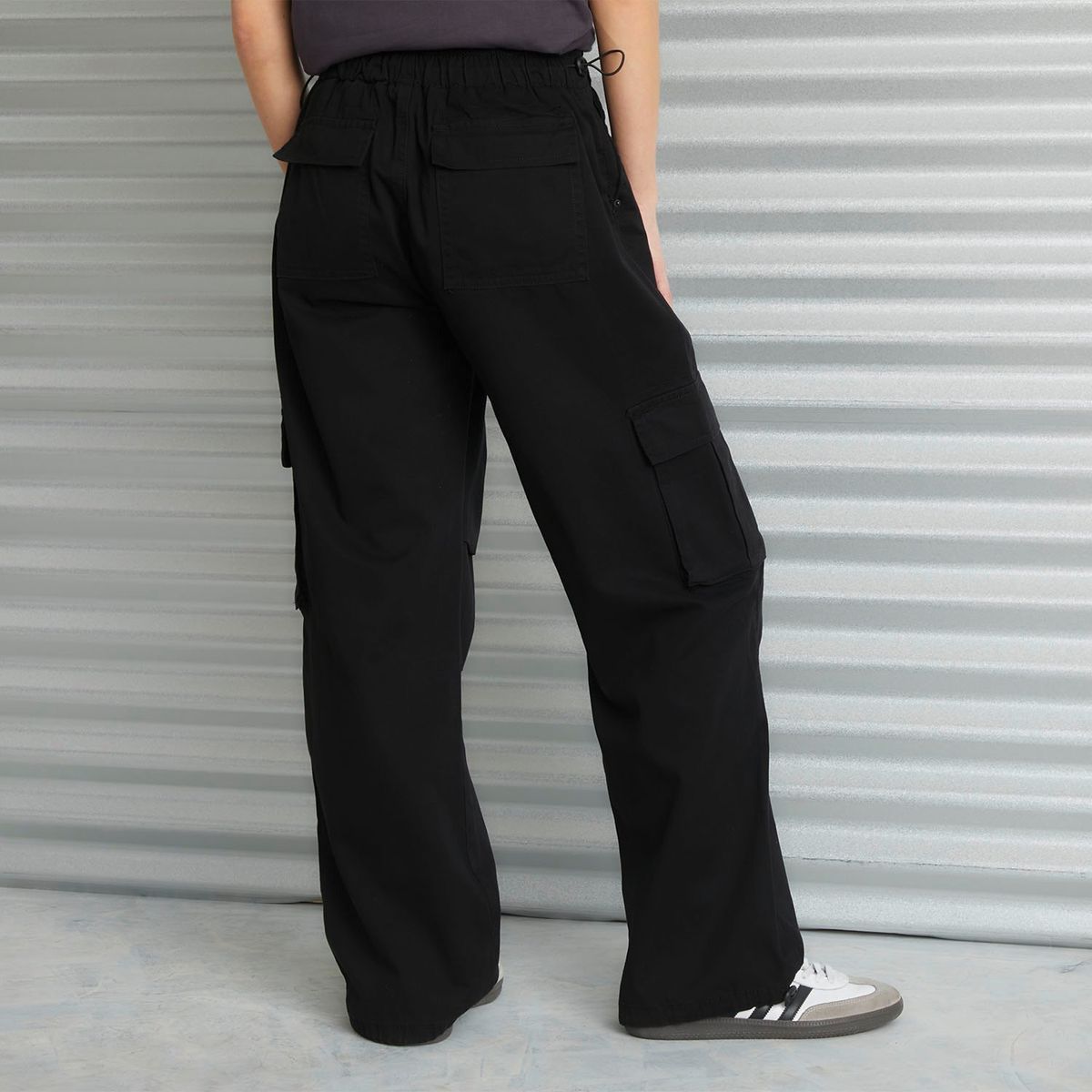 AMERICANINO - Jeans Cargo Tiro Medio Mujer Americanino