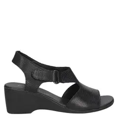 BRUNO ROSSI - Sandalia Mujer Cuero Negro