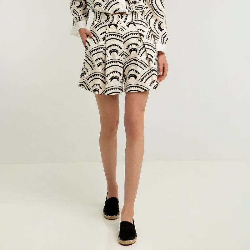 GREEK ARCHAIC KORI - Short Mujer Greek Archaic Kori