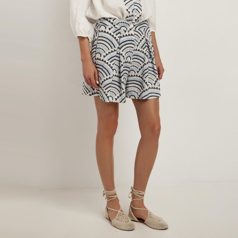 GREEK ARCHAIC KORI - Short Mujer Greek Archaic Kori