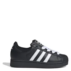 ADIDAS ORIGINALS - Superstar II J Zapatilla Urbana Unisex Niños Cuero Negro