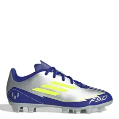ADIDAS - F50 Club Fg/Mg J Messi Zapatilla de Futbol Niño Gris (28 a 38)