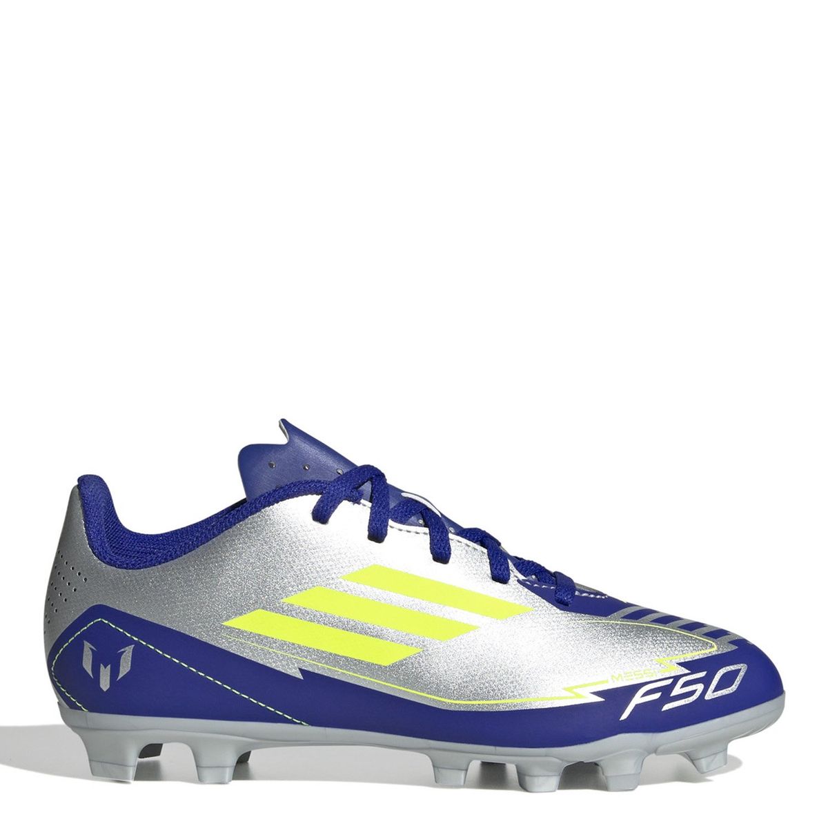 ADIDAS - F50 Club Fg/Mg J Messi Zapatilla de Futbol Niño Gris (28 a 38) Adidas