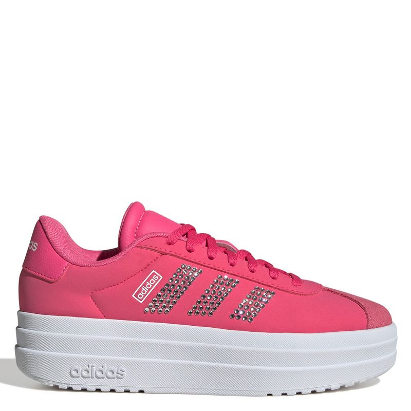 ADIDAS - Vl Court Bold J Zapatilla Urbana Niña Cuero Rosado Adidas