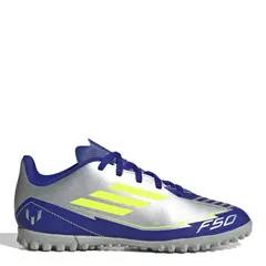 ADIDAS - F50 Club Tf J Messi Zapatilla de Futbol Niño Gris (28 a 38)
