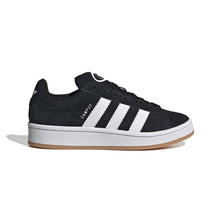 Campus 00S J Zapatilla Urbana Unisex Niños Cuero Negro