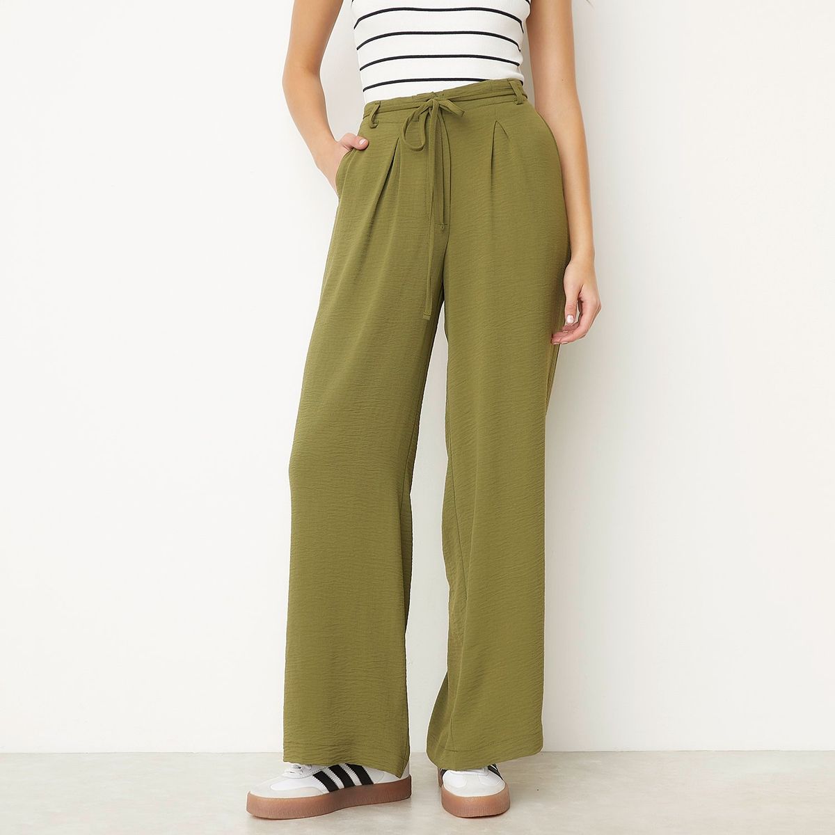 SYBILLA - Pantalón Sybilla Relax Tiro Alto Mujer