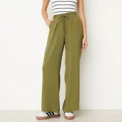 SYBILLA - Pantalón Relax Tiro Alto Mujer