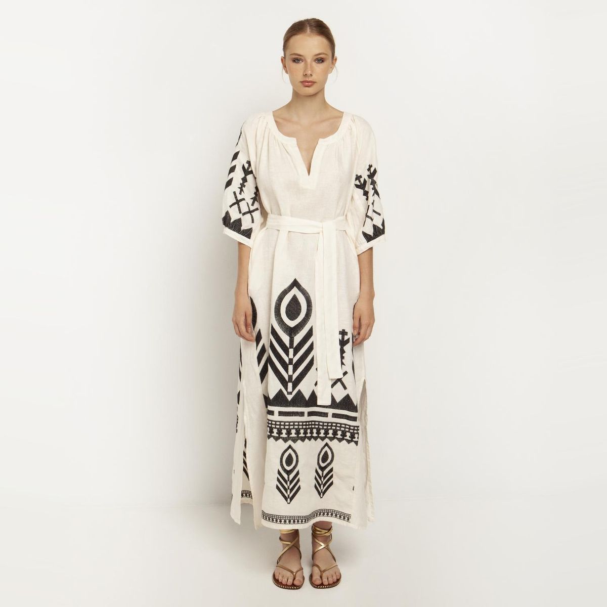 GREEK ARCHAIC KORI - Vestido Largo Mujer Greek Archaic Kori