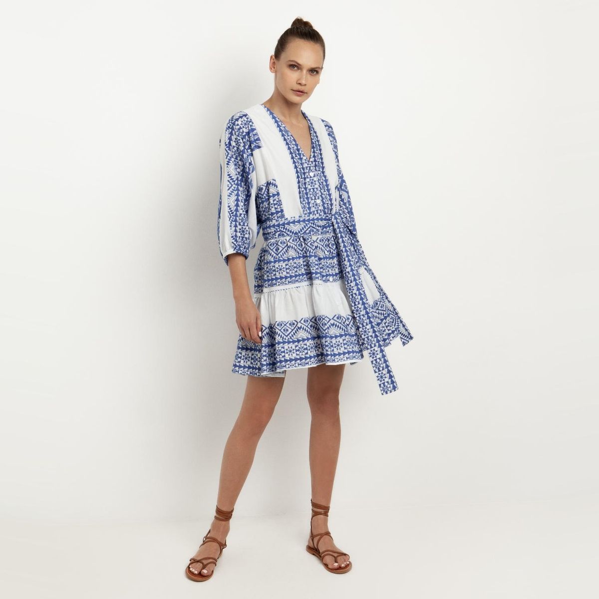 GREEK ARCHAIC KORI - Vestido Corto Mujer Greek Archaic Kori