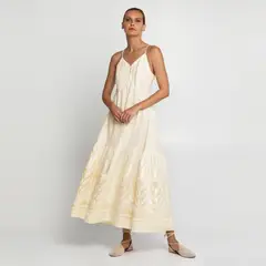 GREEK ARCHAIC KORI - Vestido Largo Mujer