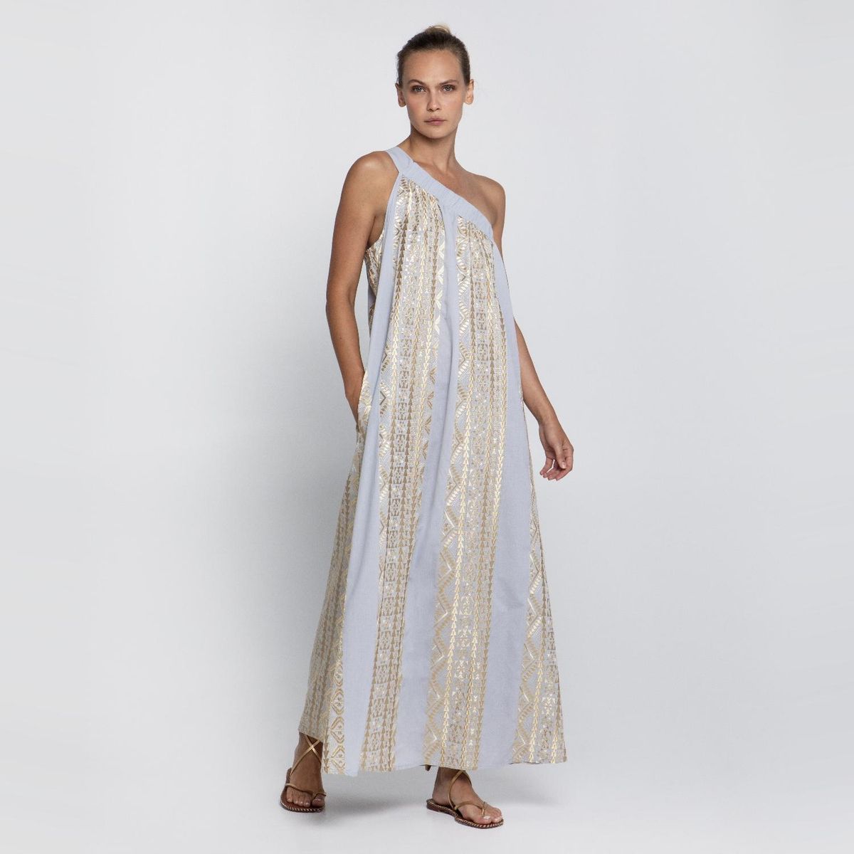 GREEK ARCHAIC KORI - Vestido Largo Mujer Greek Archaic Kori