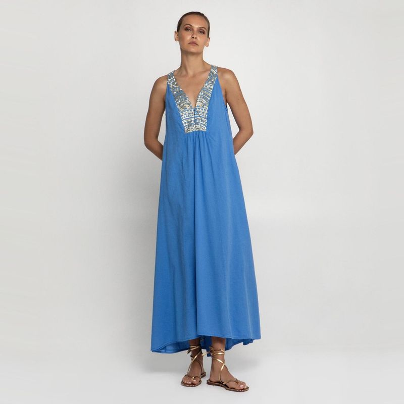 GREEK ARCHAIC KORI - Vestido Mujer Greek Archaic Kori