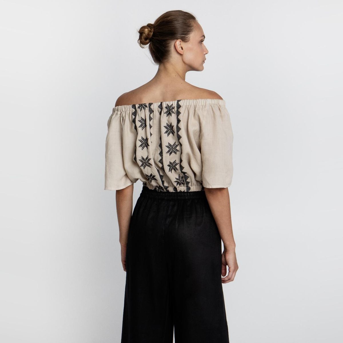 GREEK ARCHAIC KORI - Blusa Estamp Mc Mujer Greek Archaic Kori