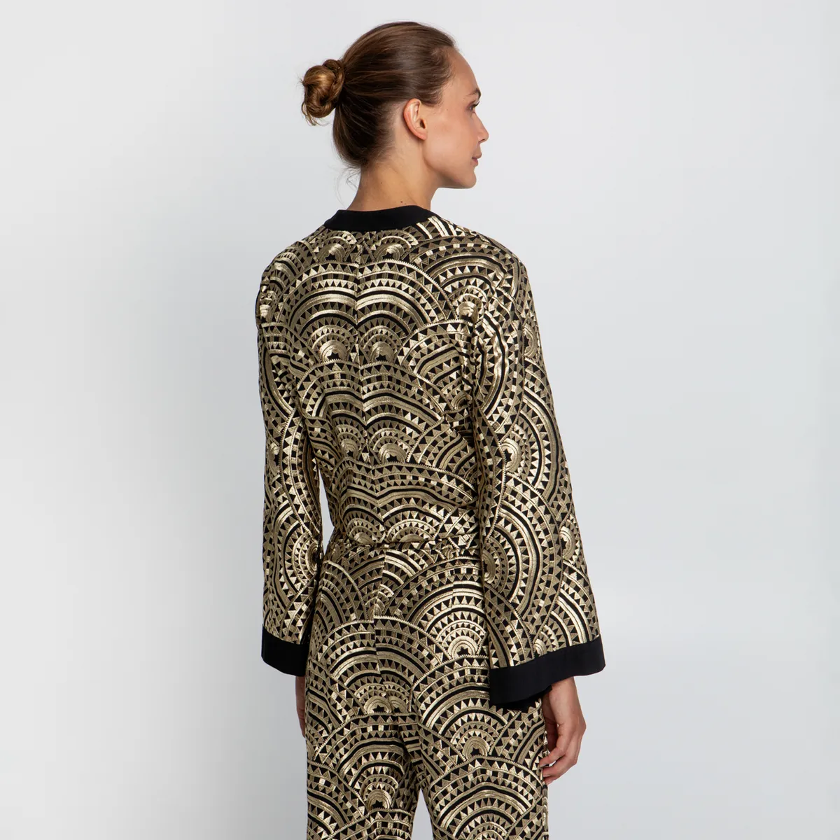 GREEK ARCHAIC KORI - Blusa Estamp Ml Mujer Greek Archaic Kori