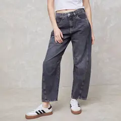 SYBILLA - Jeans Balloon Tiro Medio Mujer