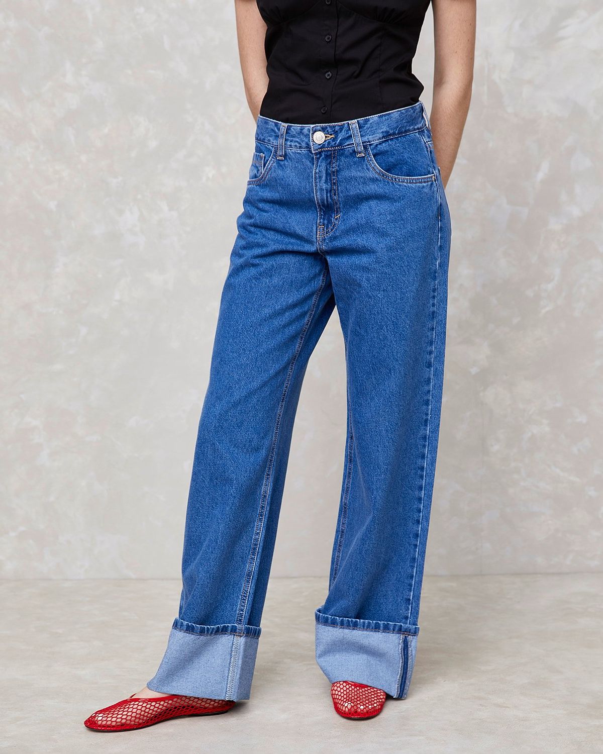 Pantalon Baggy Falabella Jeans Dama Saga Falabella Perú Marcas De