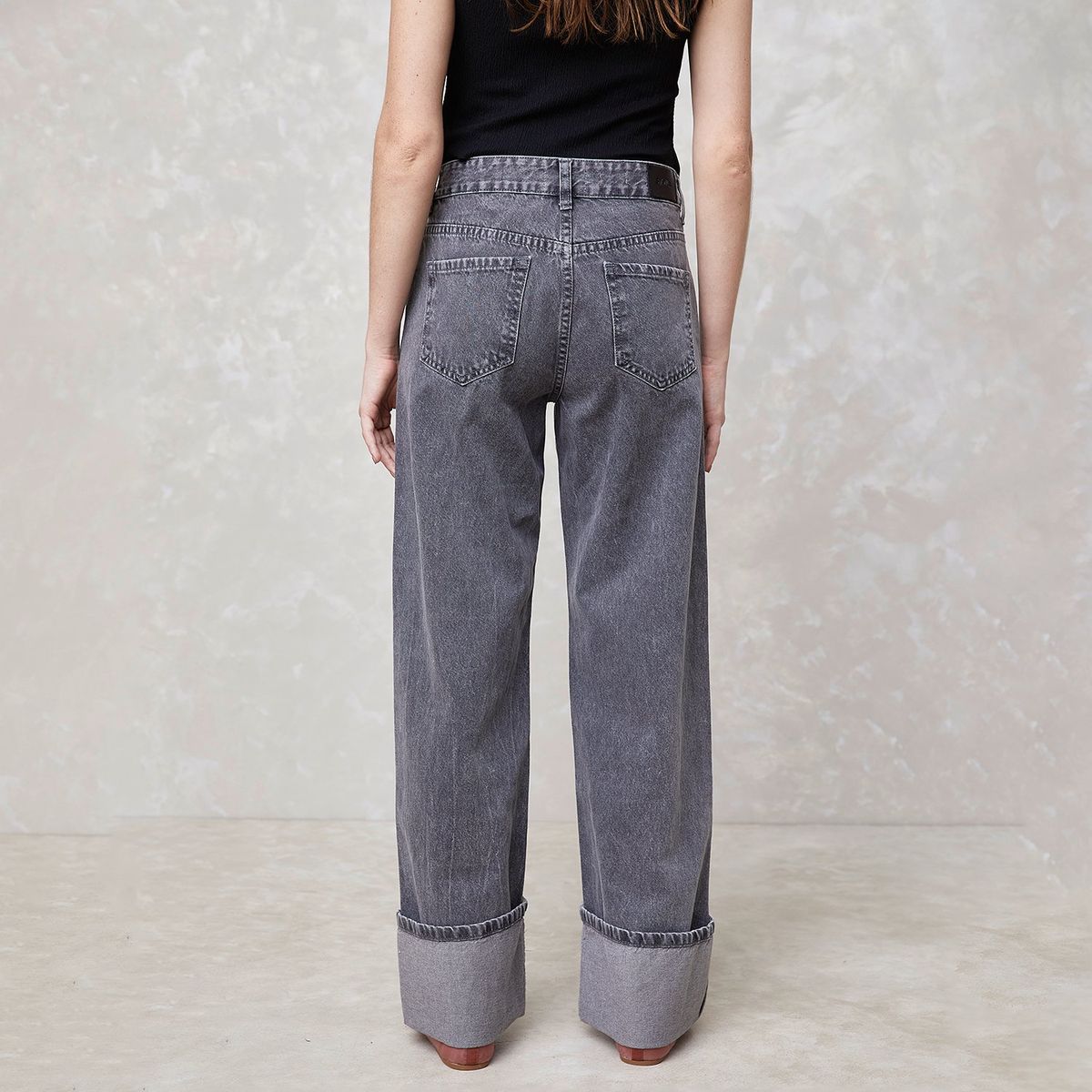 SYBILLA - Jeans Baggy Tiro Bajo Mujer Sybilla