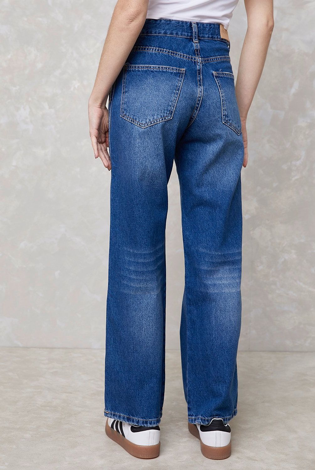 SYBILLA - Jeans Straight Tiro Medio Sybilla Mujer Algodón