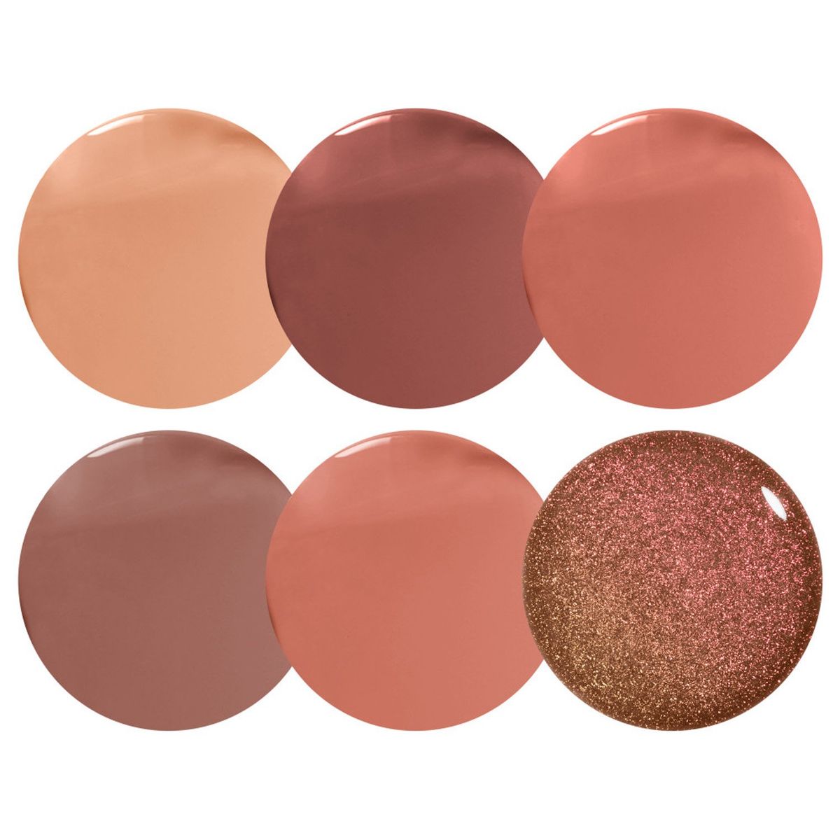 NYX PROFESSIONAL MAKEUP - Brillo Labial Ho Alon Buttr Gloss 6Pc Nudes Nyx Professional Makeup