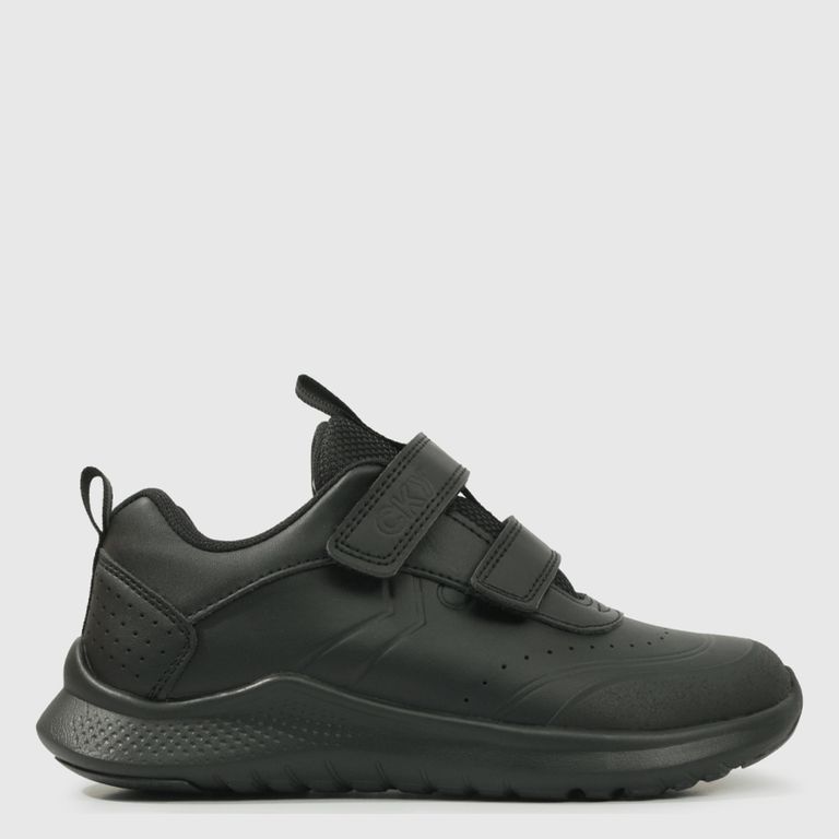 COLLOKY Zapatilla Escolar Unisex Negro (24 a 29)