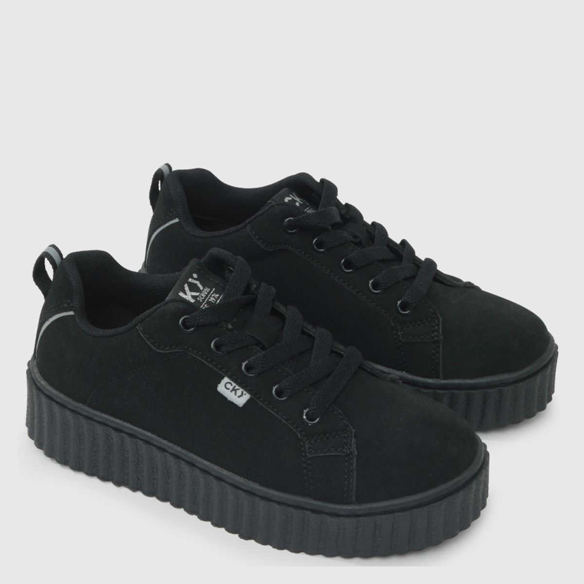 COLLOKY - Zapatilla Escolar Niña Negro (34 a 39) Colloky