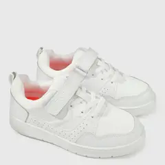 COLLOKY - Zapatilla Escolar Unisex Blanco (34 a 41)