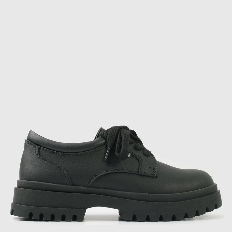 COLLOKY - Zapato Niña Cuero Negro (34 a 38) Colloky