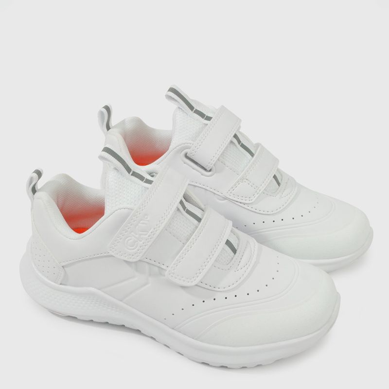 COLLOKY - Zapatilla Escolar Unisex Blanco (30 a 33) Colloky
