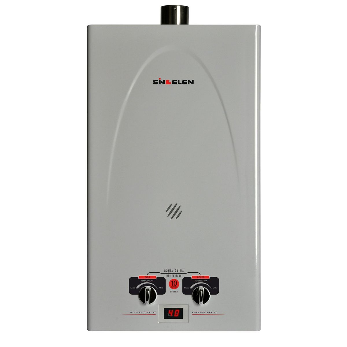 SINDELEN - Calefon Gas Licuado 10 Litros CFF-100GLSI Sindelen