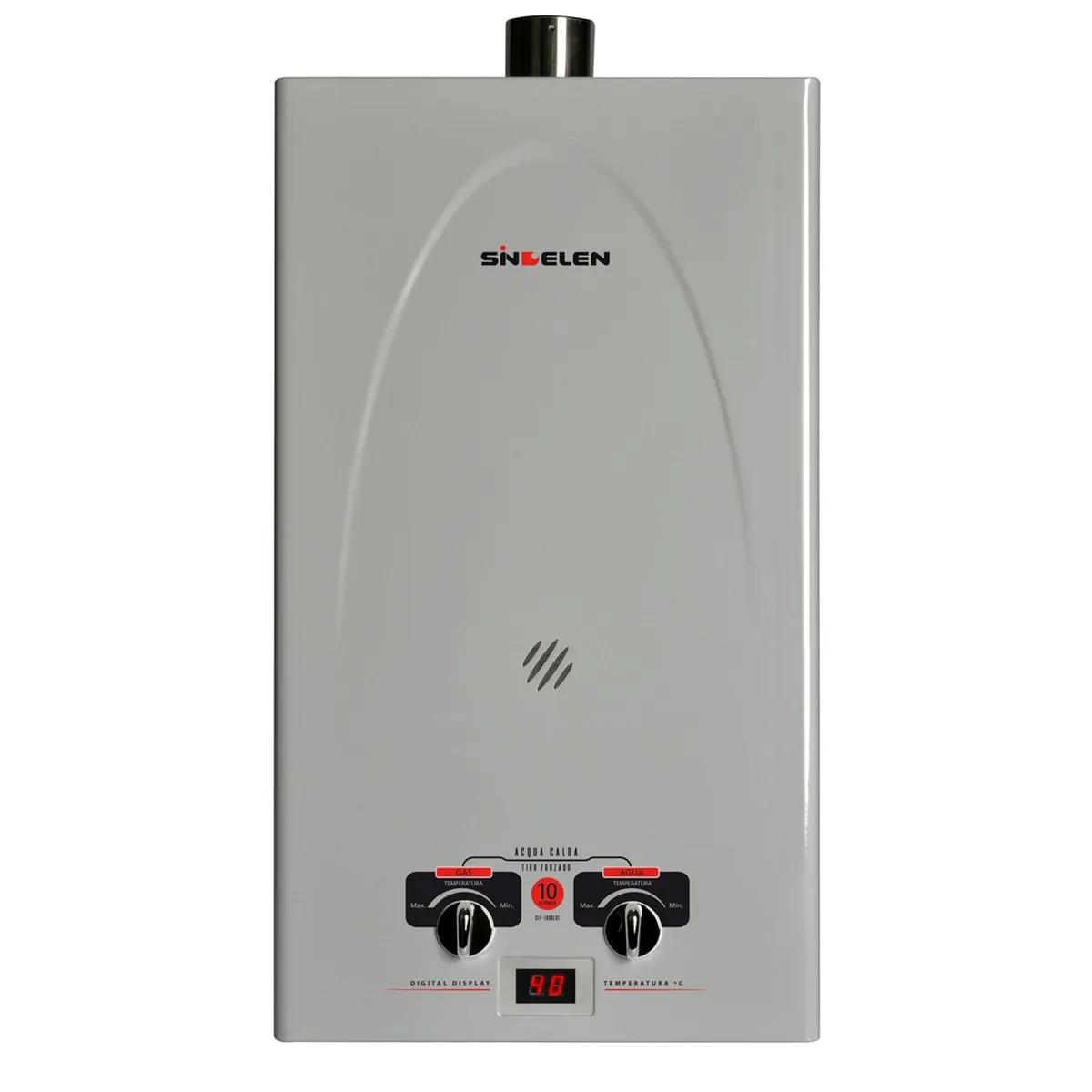 SINDELEN - Calefon Gas Licuado 10 Litros CFF-100GLSI Sindelen