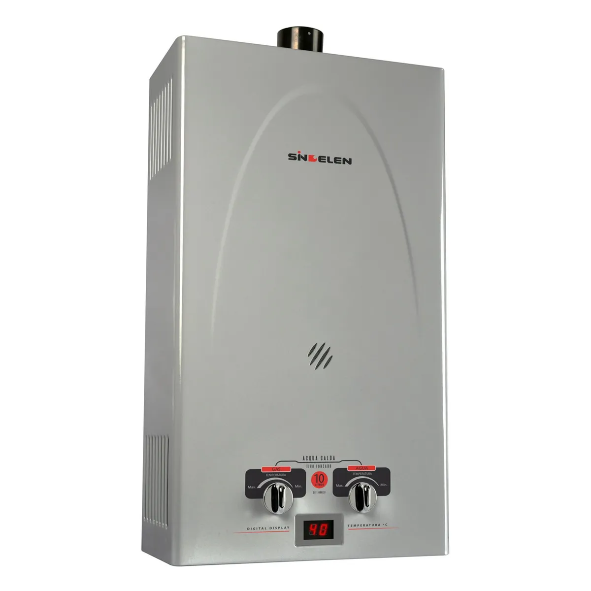 SINDELEN - Calefon Gas Licuado 10 Litros CFF-100GLSI Sindelen