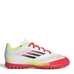 ADIDAS - F50 Club Tf Zapatilla de Futbol Niño Blanco (28 a 38)