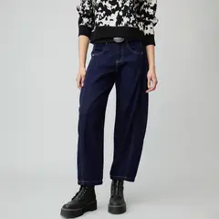 AMERICANINO - Jeans Baggy Tiro Medio Mujer
